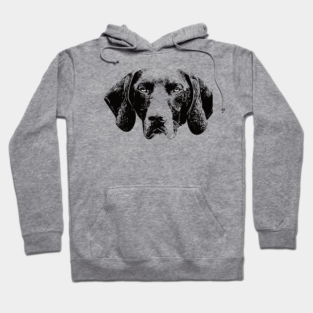 German Shorthaired Pointer GSP Hoodie by DoggyStyles